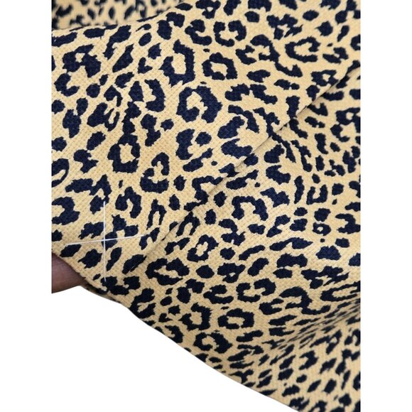 J Crew Womens Size 4 Leopard Print Sleeveless Sheath Dress Minimalist Classic - Picture 6 of 7